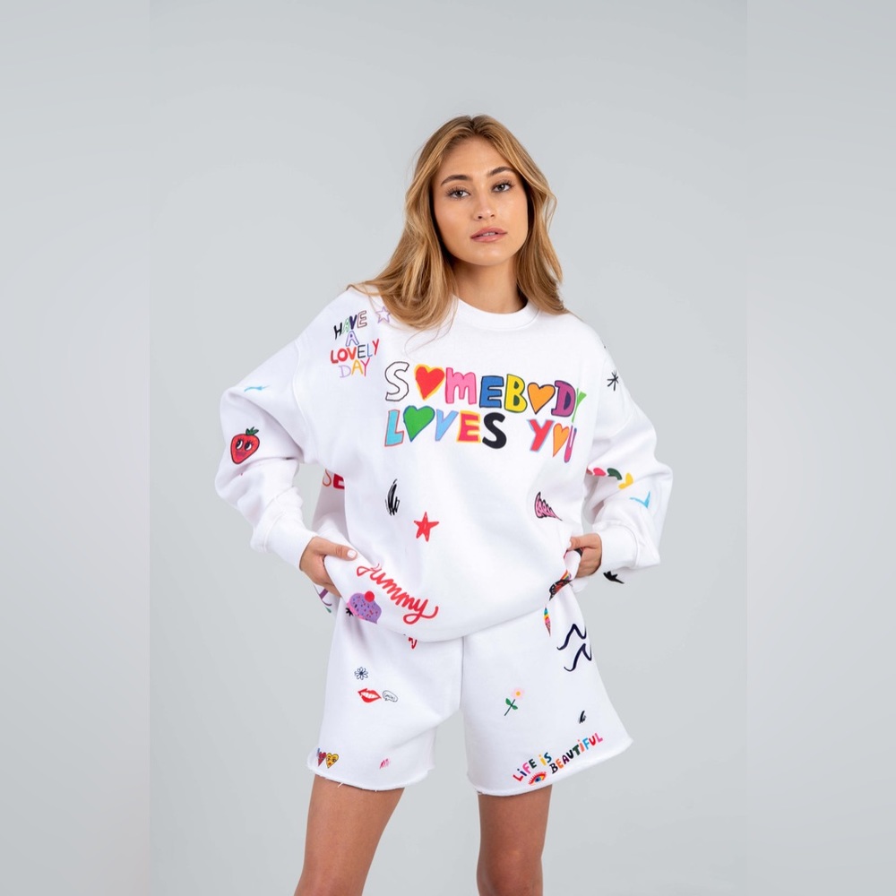 Mayfair × @iscreamcolour Somebody Loves You Crewneck / Size One Size Plus (XL)